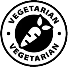 JellyThin vegetarian formula badge
